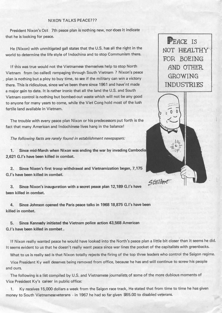 1970 Peace Magazine Page 4