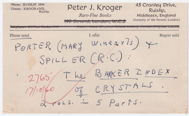 Peter J Kroger postcard