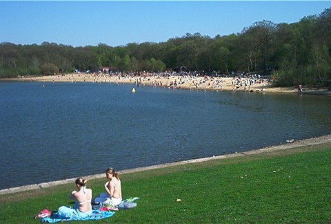 Ruislip Lido BeachA Picture Taken Fairly Recently Of Ruislip Lido On A Busy Day