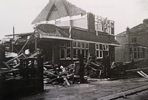 Shenley Avenue Bomb Damage