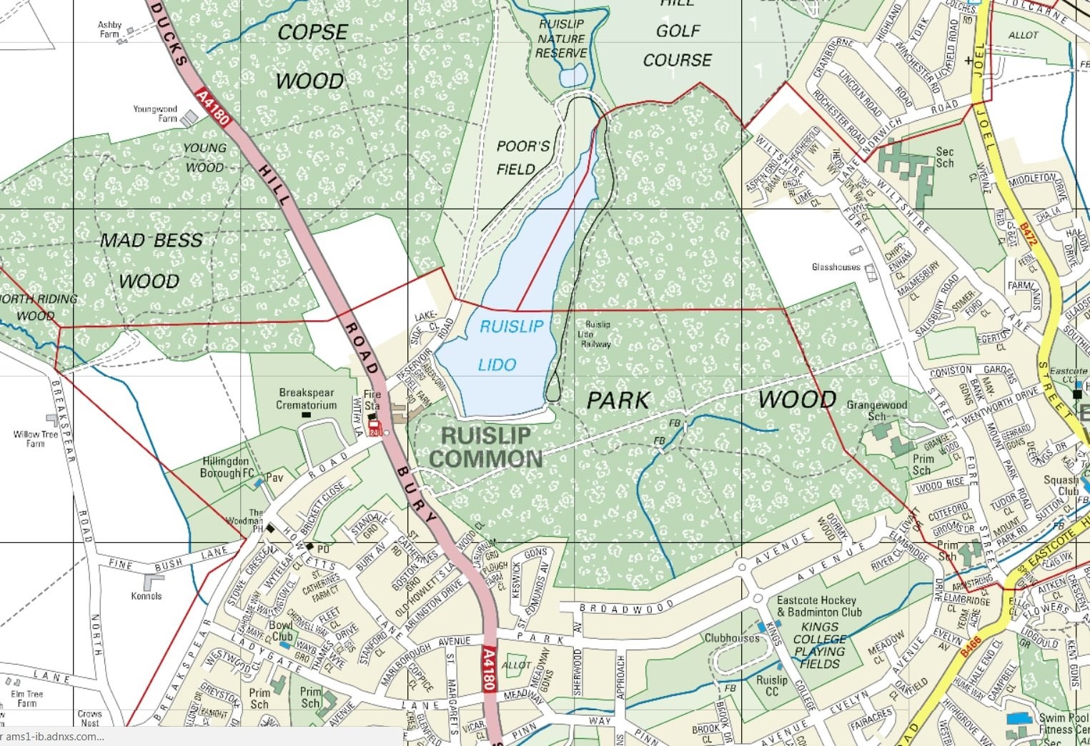Ruislip lido information